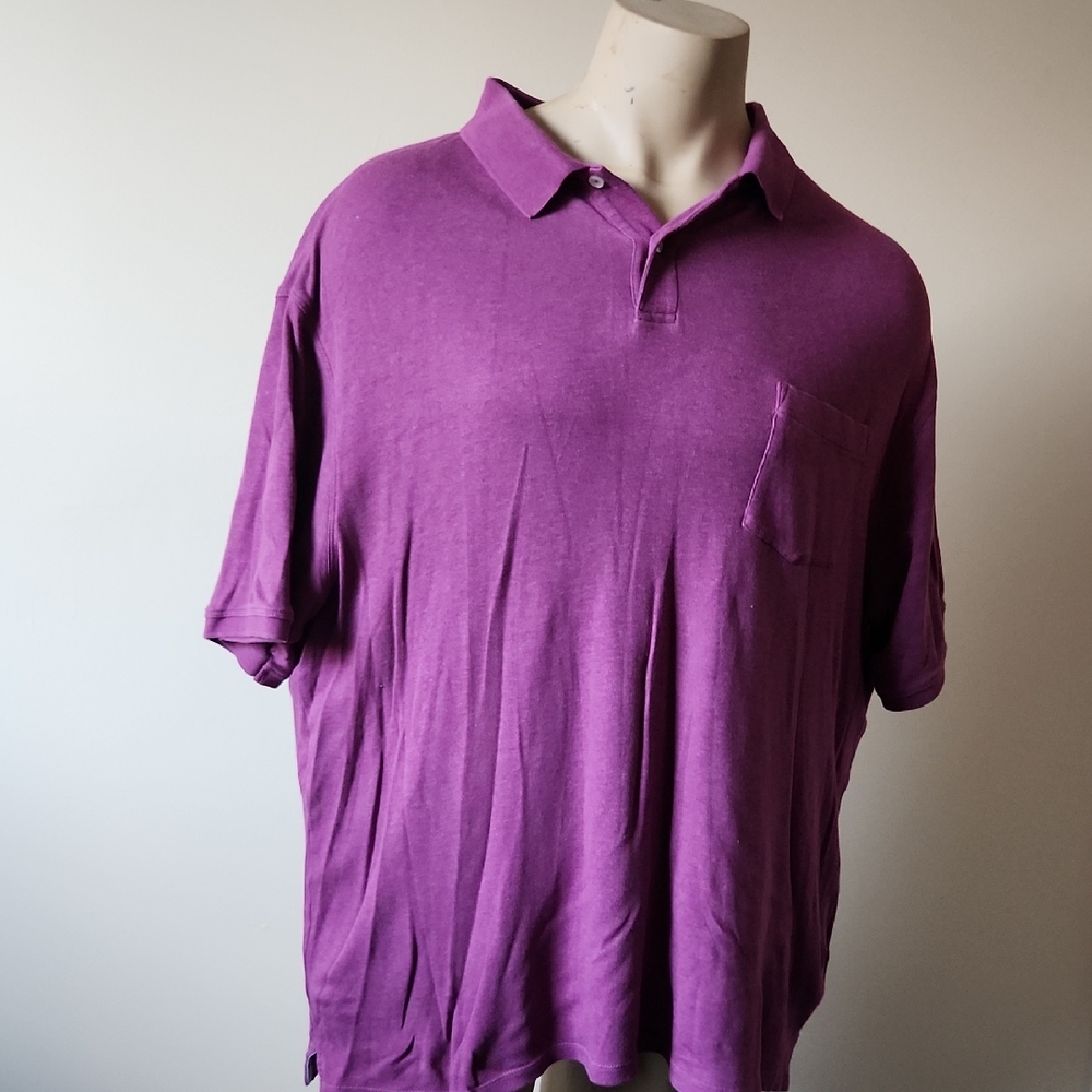 Roundtree & Yorke Rich Purple Polo Shirt
